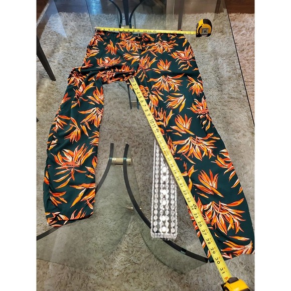 Esmara Women's Green Polyester Pull On Mid Rise Comfort Waist Trouser Pant 12 - Picture 8 of 9